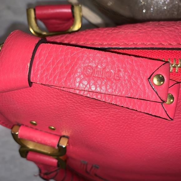 Chloé Large Leather Marcie Bag - Picture 6 of 7